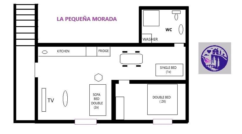 Appartement La Pequena Morada à Arcos de la Frontera Extérieur photo